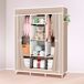 Armario Vestidor Tela Con Puertas Cremallera Nyana Home 127 Armario Vestidor Tela Con Puertas Cremallera Nyana Home 127 Beige