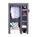 Armario Vestidor de Tela Con Puertas de Cremallera Nyana Home 110 Armario Vestidor de Tela Con Puertas de Cremallera Nyana Home 110 Gris