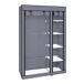 Armario Vestidor de Tela Con Puertas de Cremallera Nyana Home 110 Armario Vestidor de Tela Con Puertas de Cremallera Nyana Home 110 Gris