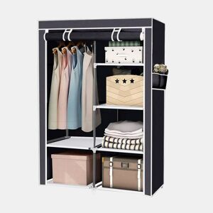 Armário Penteadeira Tecido Com Portas Zip e Bolsos Laterais Nyana Home Medidas 170x105x45cm