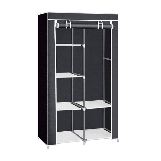 Armário Penteadeira Tecido Com Portas Zip e Bolsos Laterais Nyana Home Medidas 170x105x45cm Armário Penteadeira Tecido Com Portas Zip e Bolsos Laterais Nyana Home Medidas 170x105x45cm