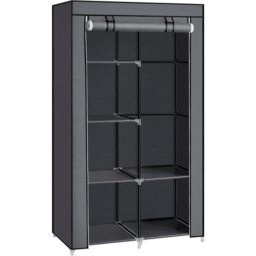 Armário Penteadeira Tecido Com Portas Zip e Bolsos Laterais Nyana Home Medidas 170x105x45cm