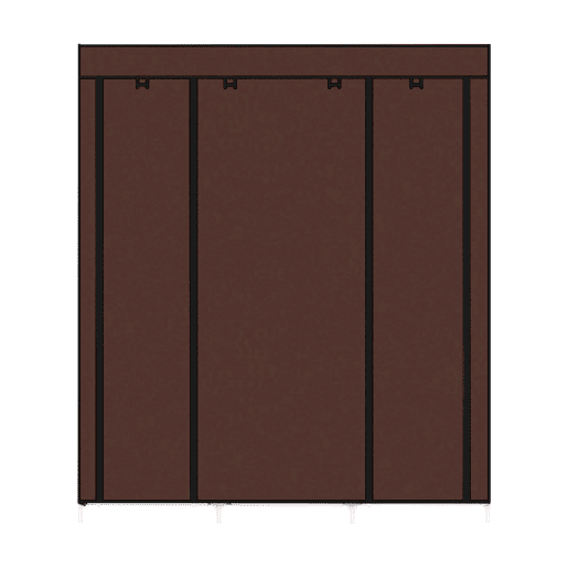 Guarda-roupa Tecido Nyana Home 170x150x45cm, 3 portas, 7 furos, 1 guarda-roupa Guarda-roupa Tecido Nyana Home 170x150x45cm, 3 portas, 7 furos, 1 guarda-roupa