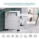 Armario de Baño MDF HOMCOM Armario de Baño MDF HOMCOM Blanco