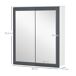 Armario con Espejo MDF, Vidrio kleankin, hogar - baño Armario con Espejo MDF, Vidrio kleankin, hogar - baño Blanco
