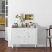 Aparador de Salón Melamina de Madera HOMCOM Aparador de Salón Melamina de Madera HOMCOM Blanco