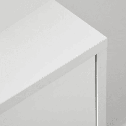 HOMCOM Cómoda com 3 Gavetas Cómoda de Dormitório com Pés de Madeira de Pinho para Sala de Estar Escritório Carga Máxima 70 kg 80x30x80 cm Branco e Madeira