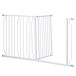 Barrera de Seguridad Acero, ABS PawHut Barrera de Seguridad Acero, ABS PawHut Blanco