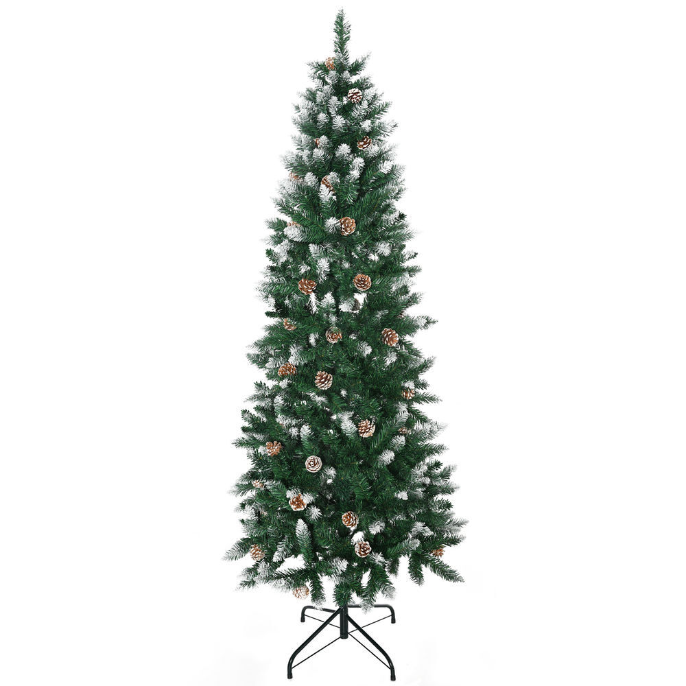 Árbol de Navidad Plástico, Acero HOMCOM, hogar - decoración