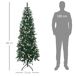 Árbol de Navidad Plástico, Acero HOMCOM, hogar - decoración Árbol de Navidad Plástico, Acero HOMCOM, hogar - decoración Verde