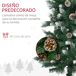 Árbol de Navidad Plástico, Acero HOMCOM, hogar - decoración Árbol de Navidad Plástico, Acero HOMCOM, hogar - decoración Verde