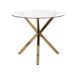 Beliani Mesa de comedor SAVONI Beliani Mesa de comedor SAVONI Dorado