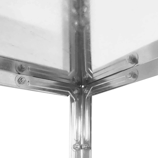 Prateleira metálica de canto galvanizada Nyana Home 120kg 4 Estantes 150x75x30cm Prateleira metálica de canto galvanizada Nyana Home 120kg 4 Estantes 150x75x30cm