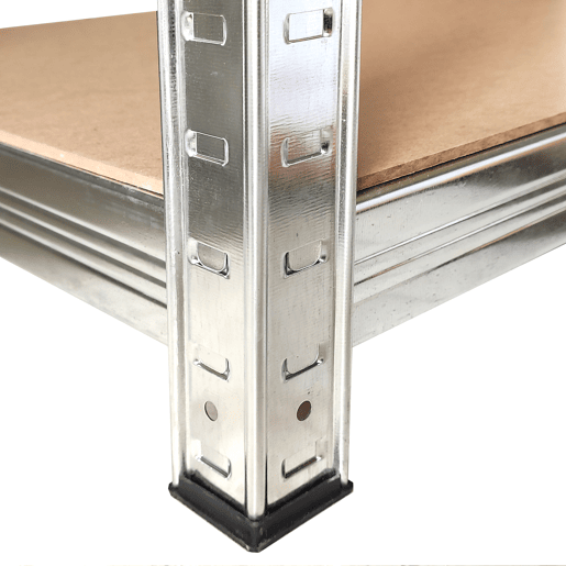 Prateleira metálica de canto galvanizadas Nyana Home 875kg 5 Estantes 180x90x40cm