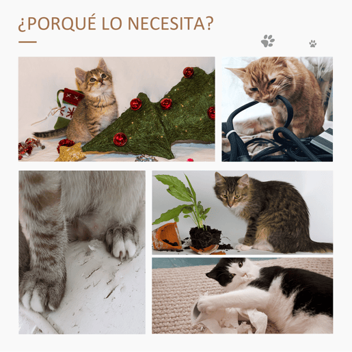 PawHut Arranhador para Gatos Grande Arranhador para Gatos com Plataformas Caverna Cama e Bolas Suspensa 40x40x114 cm Bege PawHut Arranhador para Gatos Grande Arranhador para Gatos com Plataformas Caverna Cama e Bolas Suspensa 40x40x114 cm Bege