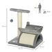 Árbol para Gato Aglomerado de Madera, Felpa Corta, Sisal PawHut Árbol para Gato Aglomerado de Madera, Felpa Corta, Sisal PawHut Gris