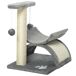 Árbol para Gato Aglomerado de Madera, Felpa Corta, Sisal PawHut Árbol para Gato Aglomerado de Madera, Felpa Corta, Sisal PawHut Gris