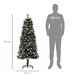 Árbol de Navidad Acero, Plástico HOMCOM, hogar - decoración Árbol de Navidad Acero, Plástico HOMCOM, hogar - decoración Verde Oscuro