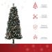 Árbol de Navidad Acero, Plástico HOMCOM, hogar - decoración Árbol de Navidad Acero, Plástico HOMCOM, hogar - decoración Verde Oscuro