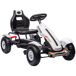 GoKart a Pedale PP, Metal HOMCOM GoKart a Pedale PP, Metal HOMCOM Blanco