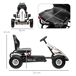GoKart a Pedale PP, Metal HOMCOM GoKart a Pedale PP, Metal HOMCOM Blanco