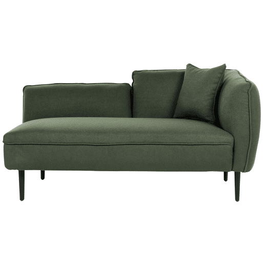 Beliani Chaise longue à direita Bouclé CHEVANNES Beliani Chaise longue à direita Bouclé CHEVANNES