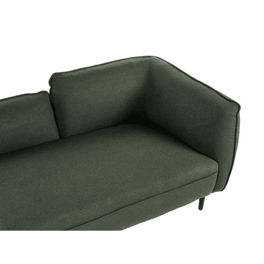 Beliani Chaise longue à direita Bouclé CHEVANNES Beliani Chaise longue à direita Bouclé CHEVANNES