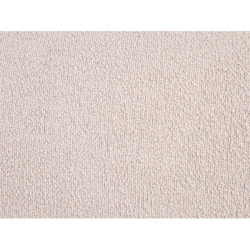 Chaise longue à direita CHEVANNES Bouclé Creme claro