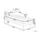Beliani Chaise longue izquierdo Terciopelo GONESSE Beliani Chaise longue izquierdo Terciopelo GONESSE Azul Marino