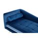 Beliani Chaise longue izquierdo Terciopelo GONESSE Beliani Chaise longue izquierdo Terciopelo GONESSE Azul Marino