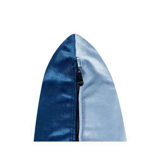 Chaise longue à esquerda GONESSE Veludo Azul