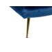 Beliani Chaise longue izquierdo Terciopelo GONESSE Beliani Chaise longue izquierdo Terciopelo GONESSE Azul Marino