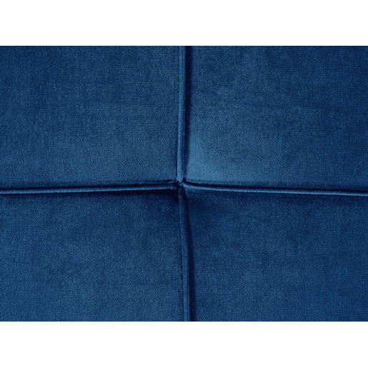 Chaise longue à esquerda GONESSE Veludo Azul