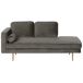 Beliani Chaise longue izquierdo Terciopelo MIRAMAS Beliani Chaise longue izquierdo Terciopelo MIRAMAS Beige