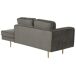 Beliani Chaise longue izquierdo Terciopelo MIRAMAS Beliani Chaise longue izquierdo Terciopelo MIRAMAS Beige