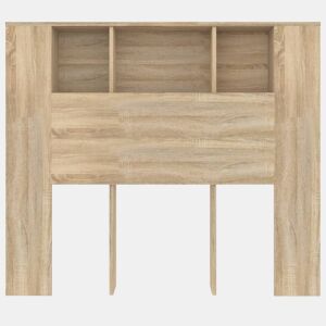 Cabeceira Sonoma cor de carvalho 120x18,5x104,5 cm