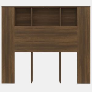 Cabeceira de cama em carvalho castanho 120x18,5x104,5 cm