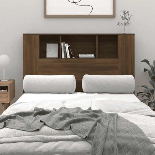 Cabeceira de cama em carvalho castanho 120x18,5x104,5 cm Cabeceira de cama em carvalho castanho 120x18,5x104,5 cm