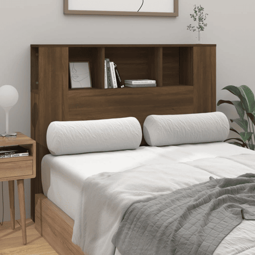 Cabeceira de cama em carvalho castanho 120x18,5x104,5 cm Cabeceira de cama em carvalho castanho 120x18,5x104,5 cm