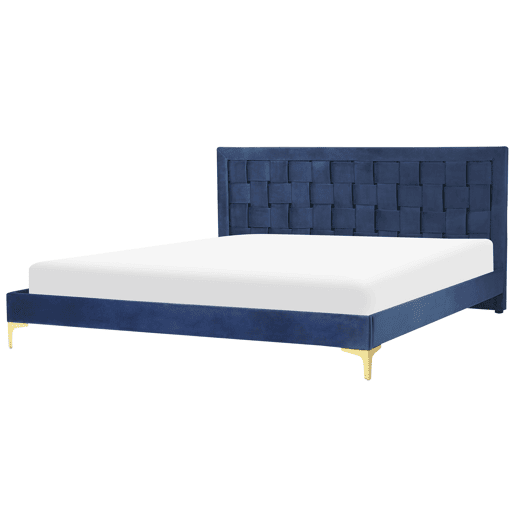 Beliani Cama Veludo LIMOUX Beliani Cama Veludo LIMOUX