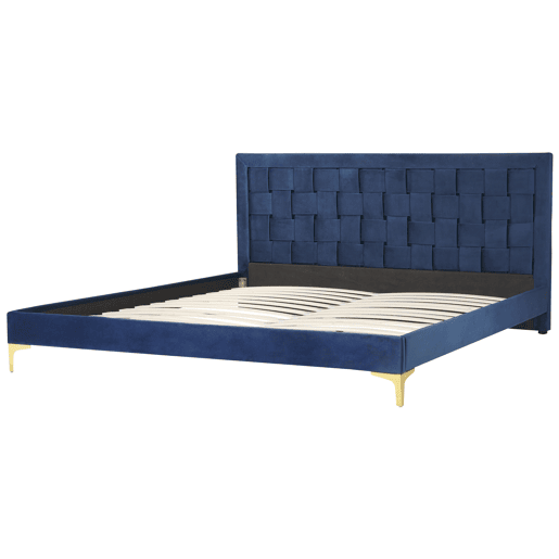 Beliani Cama Veludo LIMOUX Beliani Cama Veludo LIMOUX