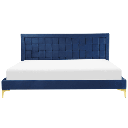 Beliani Cama Veludo LIMOUX Beliani Cama Veludo LIMOUX