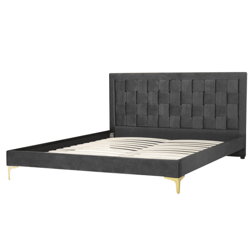 Beliani Cama Veludo LIMOUX Beliani Cama Veludo LIMOUX
