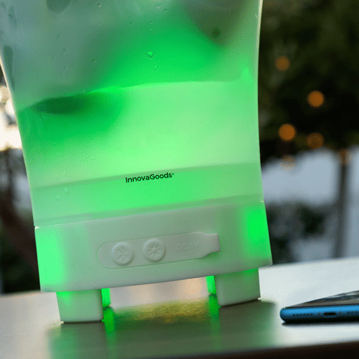 Balde de Gelo LED com Altifalante Recarregável Sonice InnovaGoods