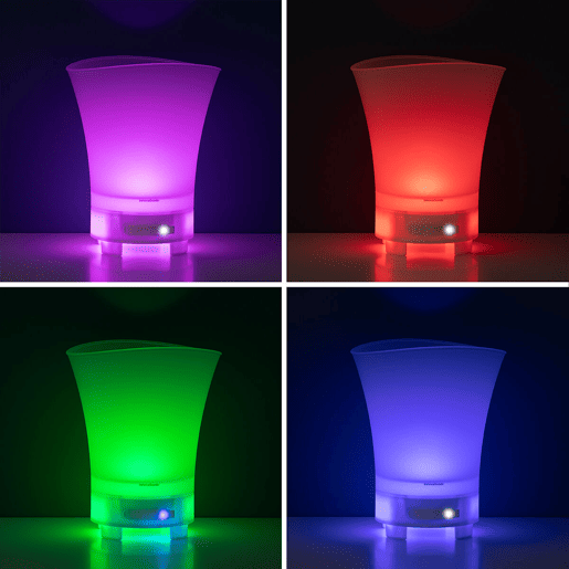 Balde de Gelo LED com Altifalante Recarregável Sonice InnovaGoods