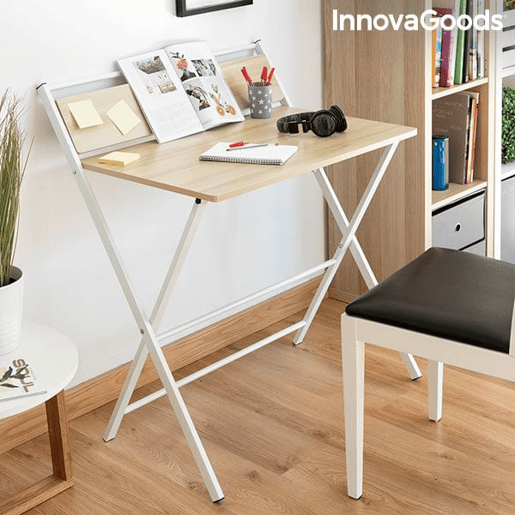 Secretária Rebatível com Prateleira Tablezy InnovaGoods