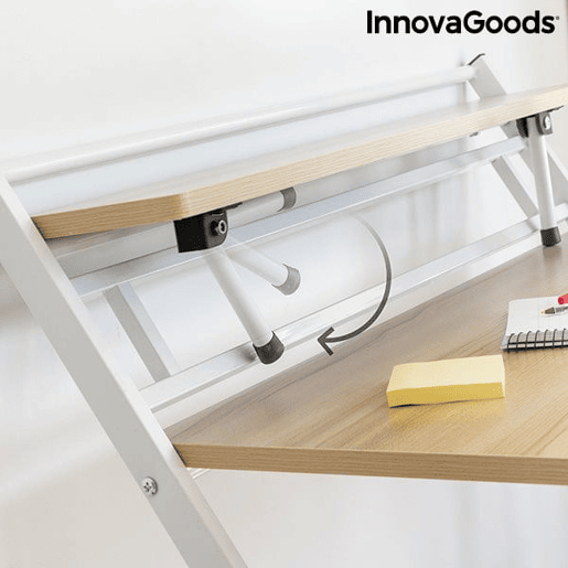 Secretária Rebatível com Prateleira Tablezy InnovaGoods