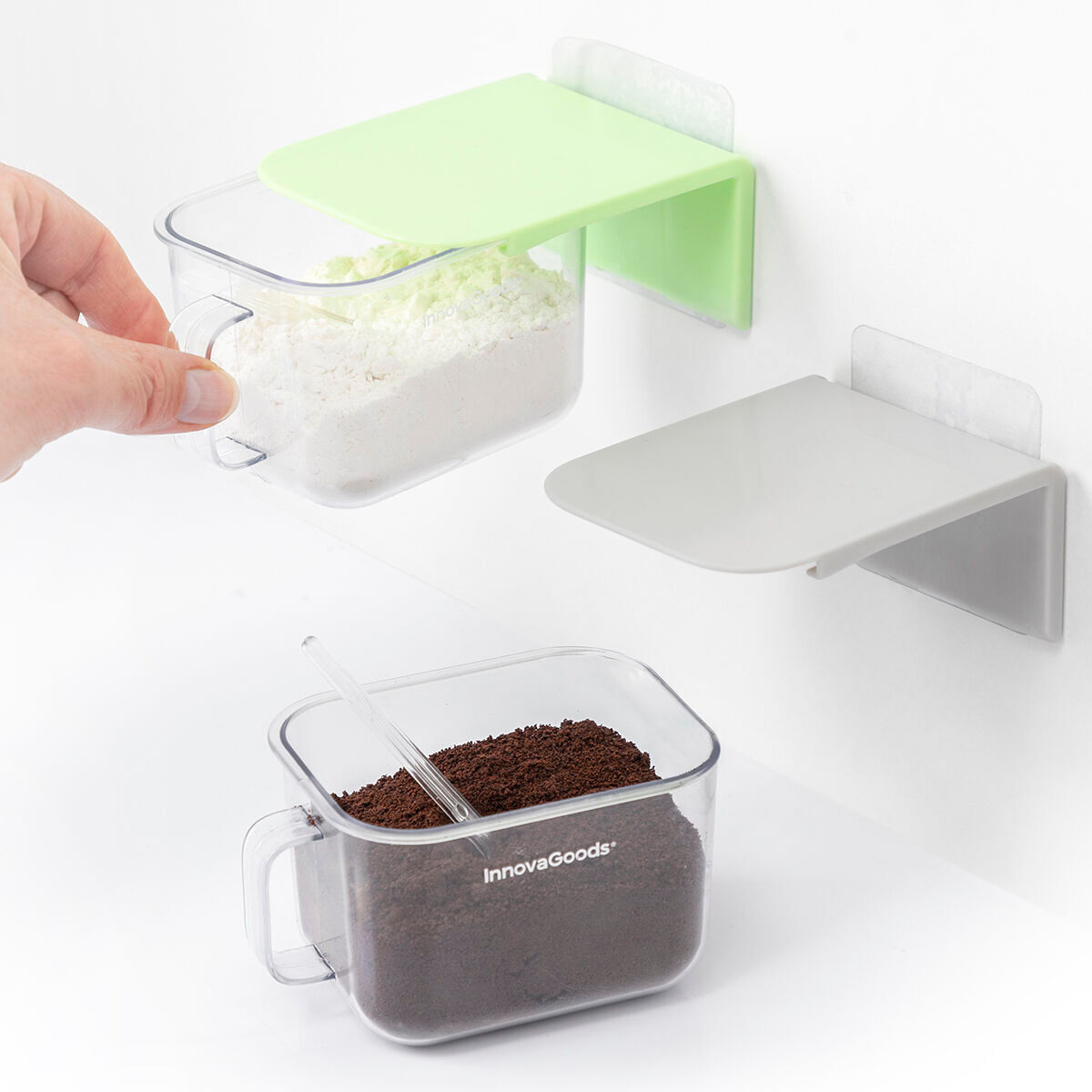 Recipientes de Cocina Adhesivos Extraíbles HANDSTORE