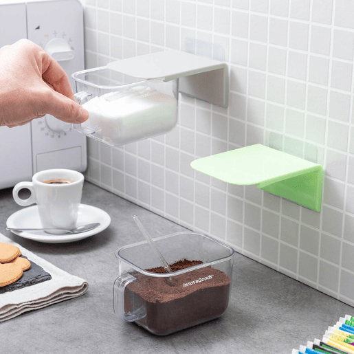 Recipientes de Cozinha Adesivos e AmovĂveis Handstore InnovaGoods Pack de 2 uds Recipientes de Cozinha Adesivos e AmovĂveis Handstore InnovaGoods Pack de 2 uds