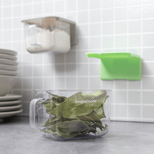 Recipientes de Cozinha Adesivos e AmovĂveis Handstore InnovaGoods Pack de 2 uds Recipientes de Cozinha Adesivos e AmovĂveis Handstore InnovaGoods Pack de 2 uds